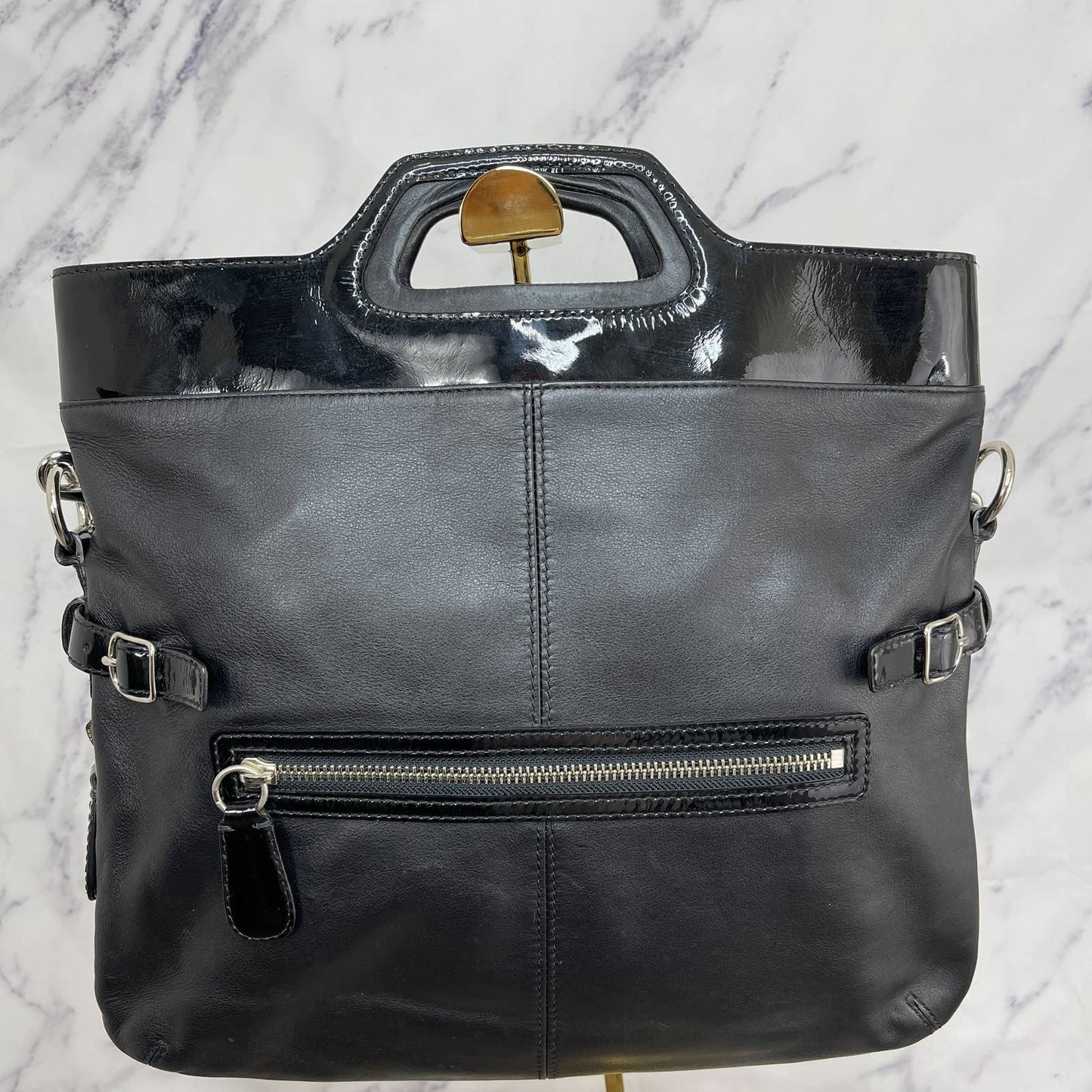 Coach | Bonnie Leather Fold-Over Shoulder Bag