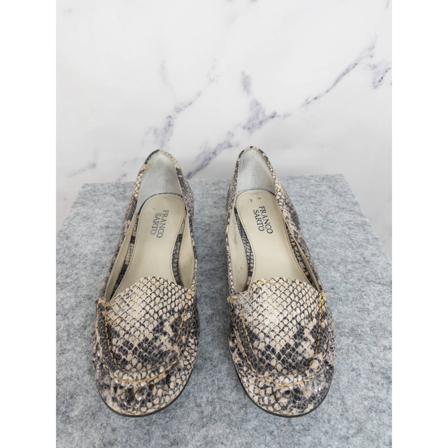 Franco Sarto | Tremor Snake Loafers | Size 7.5