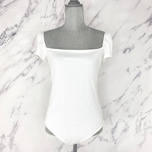 Reformation | Judy Ribbed Bodysuit | Sz XL