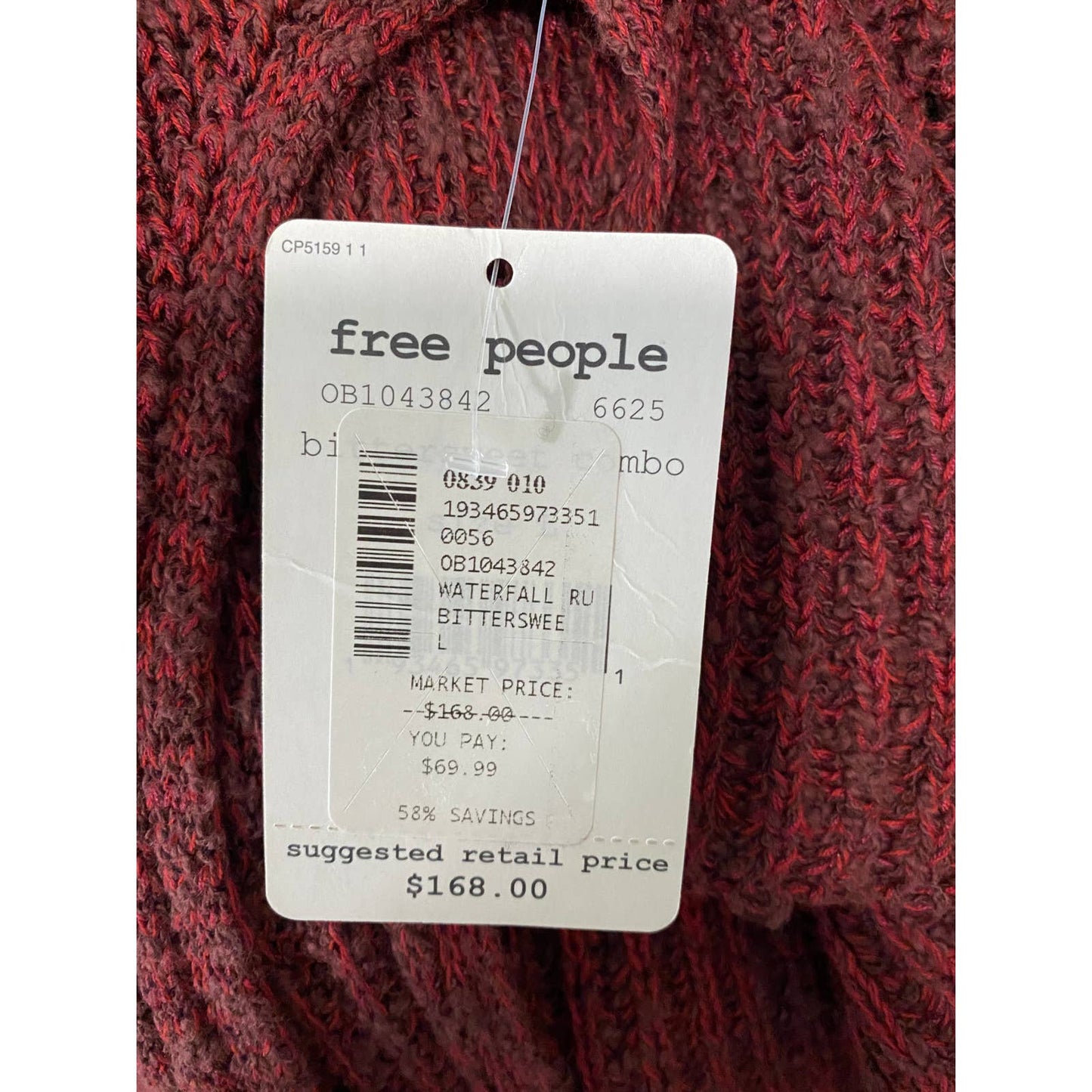 Free People | Waterfall Ruffle Dress | Sz L