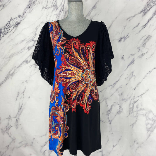 Uncle Frank | Boho V-Neck Dress | Sz M