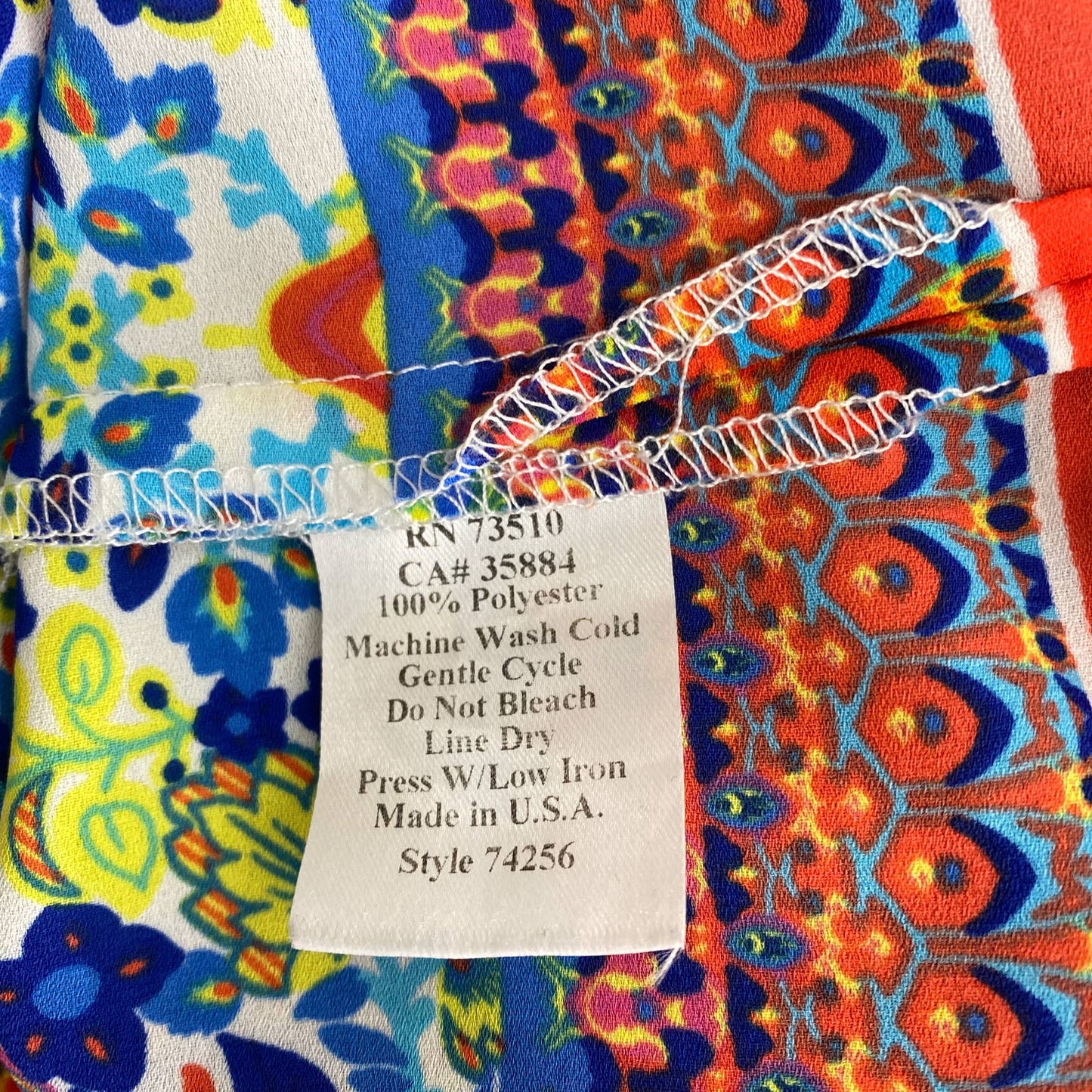 Uncle Frank | Multicolor Geo Floral Print Dress | Sz S