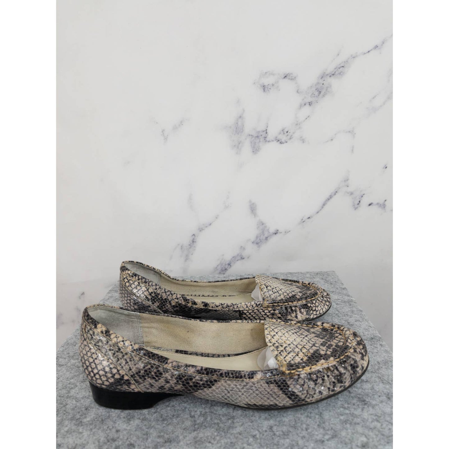 Franco Sarto | Tremor Snake Loafers | Size 7.5